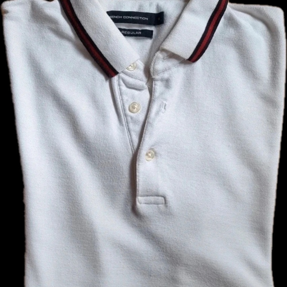 French Connection White Polo Classic Shirt